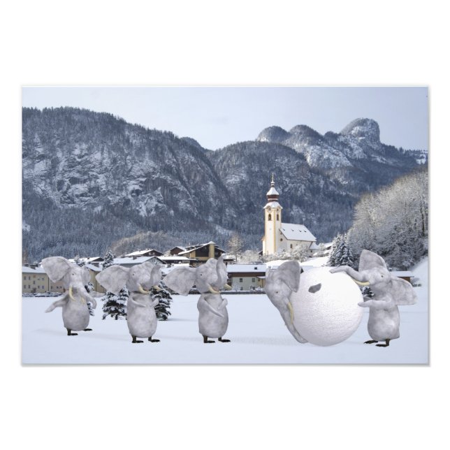 Sweet Pengphants Fotodruck (Vorne)