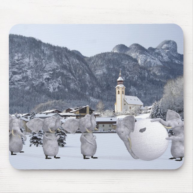 Sweet Pengphants Mousepad (Vorne)