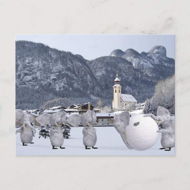 Sweet Pengphants Postkarte (Vorderseite)