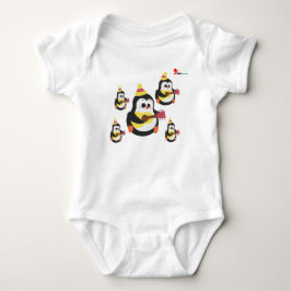 Sweet Penguin Baby Bodysuit Baby Strampler
