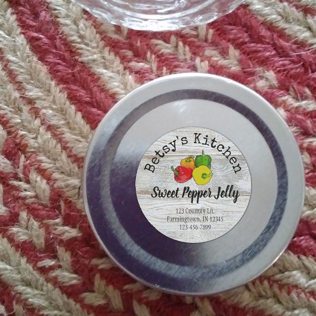 Sweet Pepper Jelly Produktaufkleber (Von Creator hochgeladen)