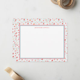 Sweet Petite Floral Personalisiert Stationery Mitteilungskarte