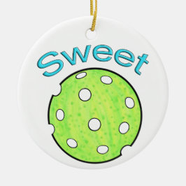Sweet Pickle Pickleball Keramik Ornament