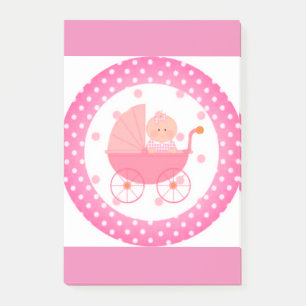 Sweet Pink Baby Post-it-Notizen Post-it Klebezettel