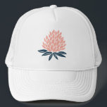 Sweet Pink Blue Lotus Blume Art Truckerkappe<br><div class="desc">Karo diesen Sweet Hut und Karo in meinem Shop für mehr passende Artikel wie Tasse,  Aufkleber und mehr. Passen Sie dies mit einem Namen oder einem anderen Text an.</div>
