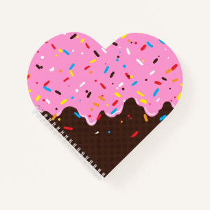 Sweet Pink Chocolate Leckerei Notizbuch