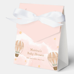 Sweet Pink Cloud Hot Air Ballon Babydusche Geschenkschachtel