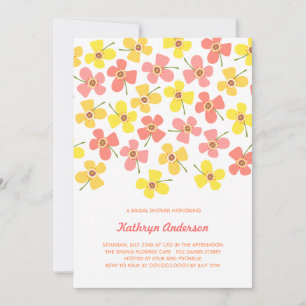 Sweet Pink Daisies Chic Fun Brautparty Party Einladung