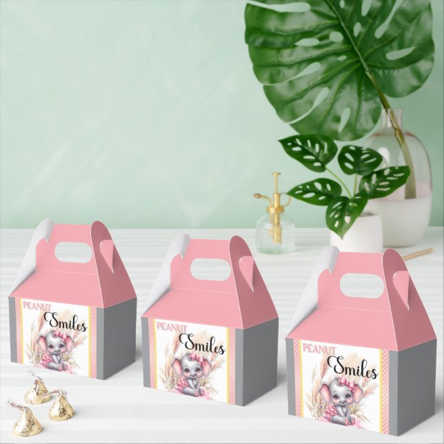 Sweet Pink Elephant - Erdnusslächeln Geschenkschachtel (Zahlreiche)
