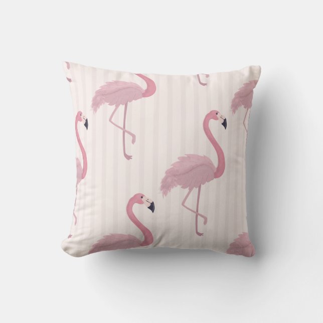 Sweet Pink Flamingo Kissen (Vorderseite)