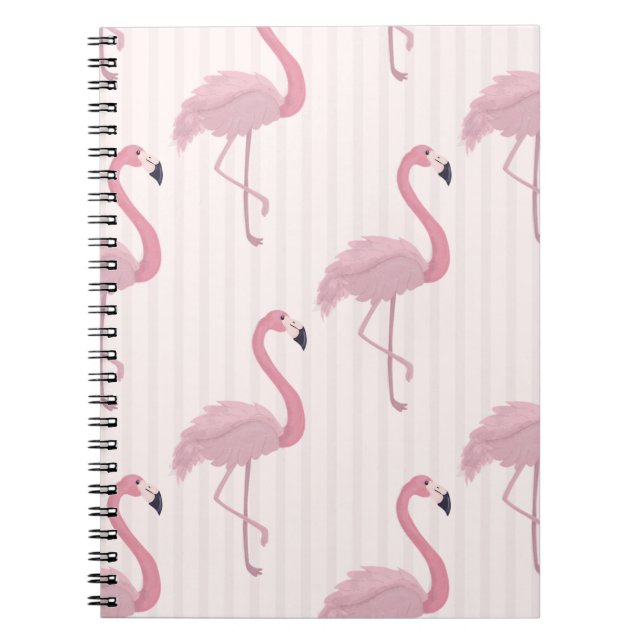 Sweet Pink Flamingo Notizblock (Vorderseite)