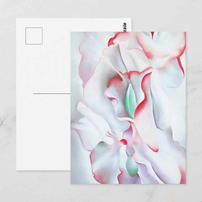 Sweet Pink - Georgia O'Keefe Postkarte (Vorne/Hinten)