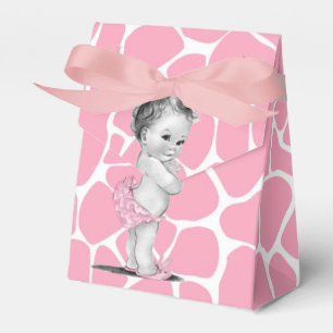Sweet Pink Giraffe Baby Dusche Gefälligkeitsboxen Geschenkschachtel
