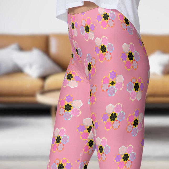 Sweet Pink Vanilla Honey Farbmuster Leggings (Honey Color - Vanilla Ice Leggings)