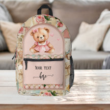 Sweet Pink Vintag Scrapbook Boho Chic