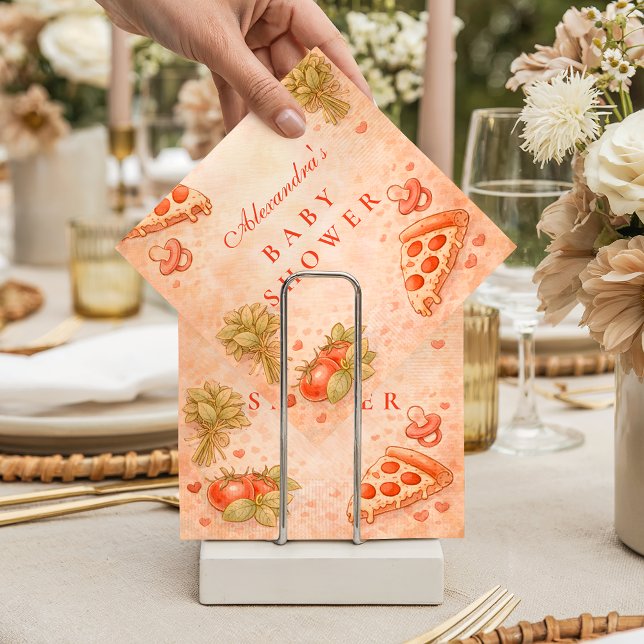Sweet Pizza Baby Shower Serviette (Von Creator hochgeladen)