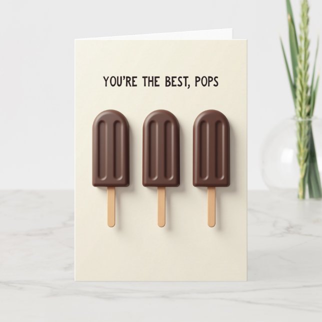 Sweet Pops Frozen Treat Karte (Vorderseite)