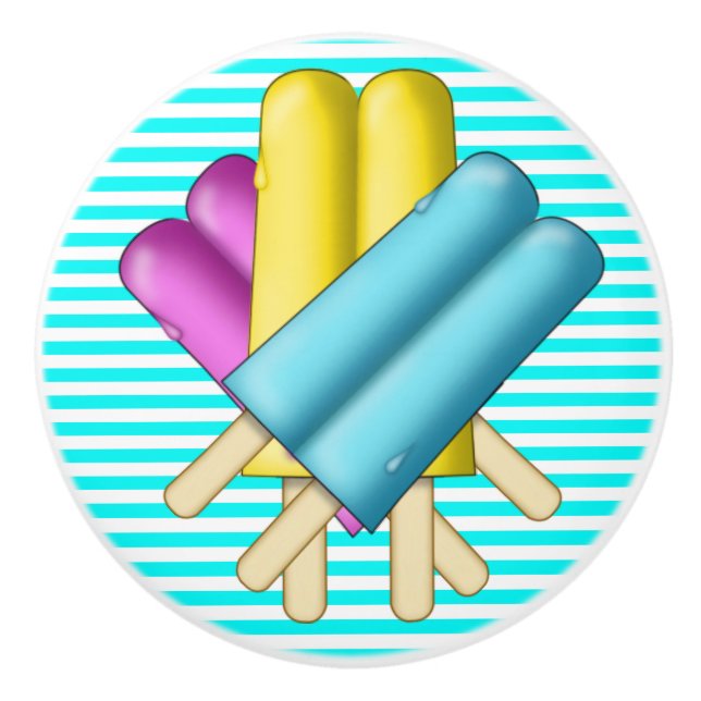 Sweet Popsicle Drawer Puls Keramikknauf (Vorderseite)