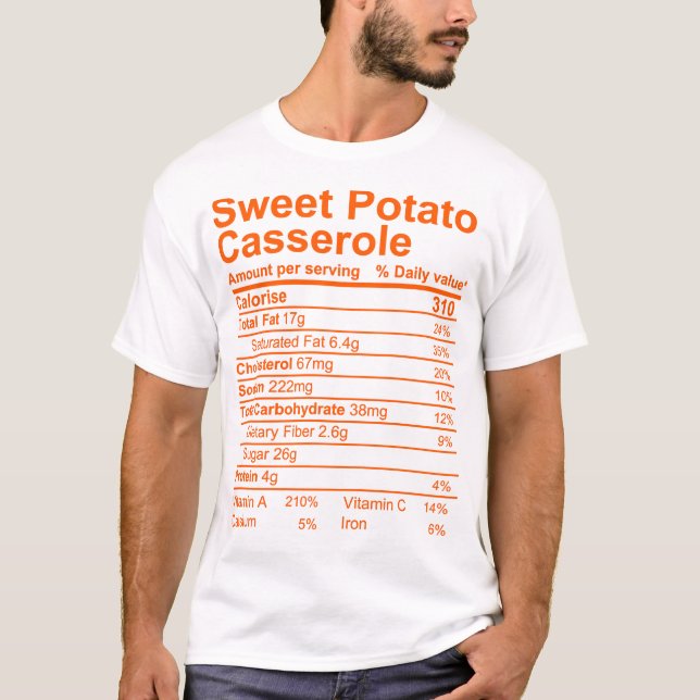 Sweet Potato Casserole T-Shirt (Vorderseite)