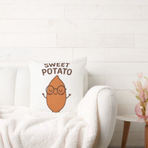 Sweet Potato Cozy Pillow