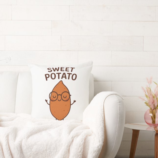 Sweet Potato Cozy Pillow Kissen (Liege)