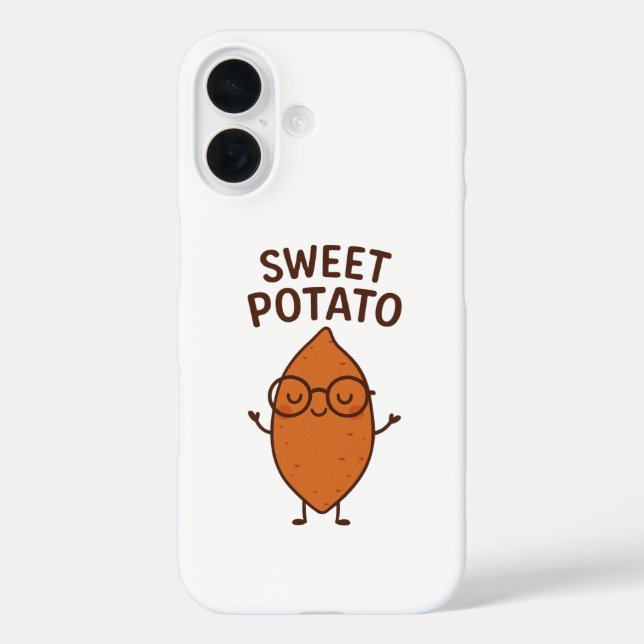 Sweet Potato Funny iPhone Case (Rückseite)