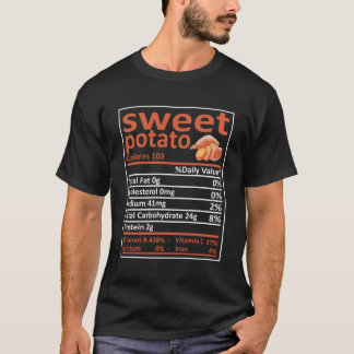 Sweet Potato Nutrition Family Matching Funny Danke T-Shirt