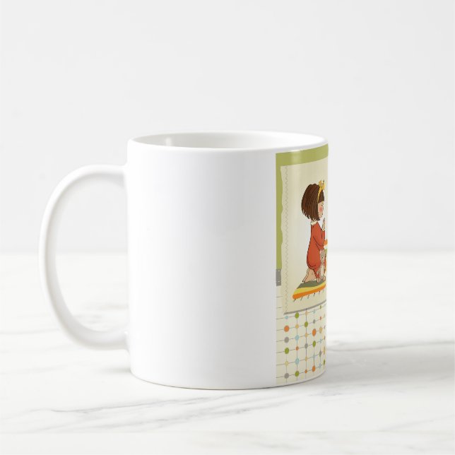 Sweet Praying Girl Thank You God Kaffeetasse (Links)