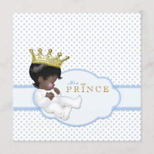 Sweet Prince Ethnic Baby Dusche Einladung