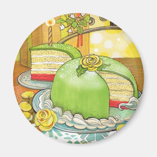 Sweet Princess Torte Magnet (Vorne)