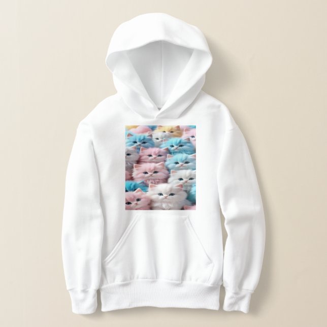 SWEET PULL CATS FOR KIDS HOODIE (Ablage )