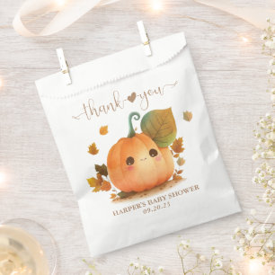 Sweet Pumpkin Fall Baby Dusche Geschenktütchen