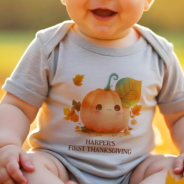 Sweet Pumpkin Fall Baby Dusche Strampler (Von Creator hochgeladen)