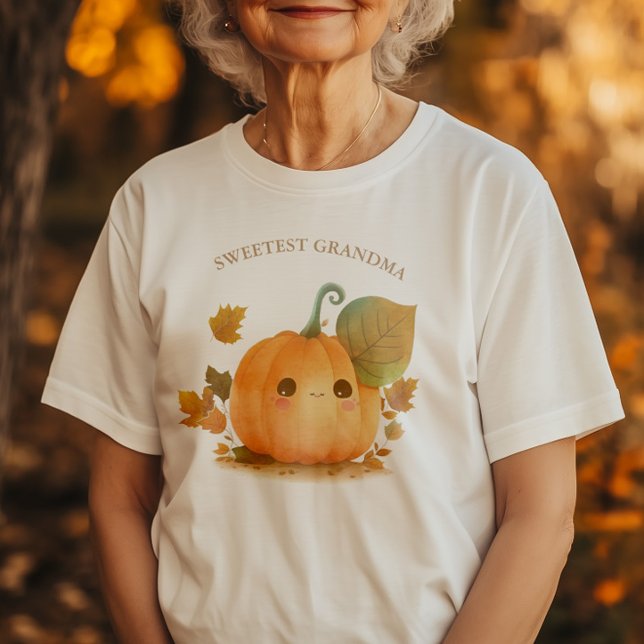 Sweet Pumpkin Fall Baby Dusche T-Shirt (Pumpkin and spice, all things nice!)
