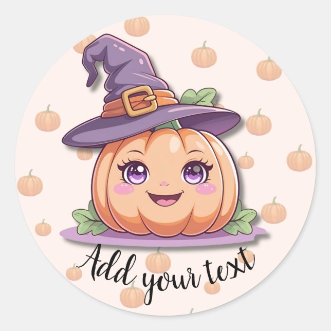 Sweet Pumpkin Magic – Halloween Stickers (Devant)