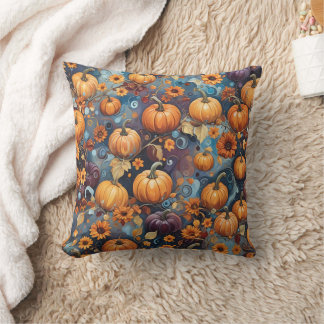 Sweet Pumpkins Fall Pattern Kissen