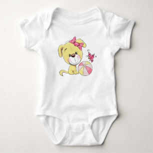 Sweet Puppy Baby Jersey Bodysuit Strampler