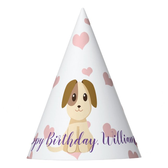Sweet Puppy Partyhütchen (Vorderseite)