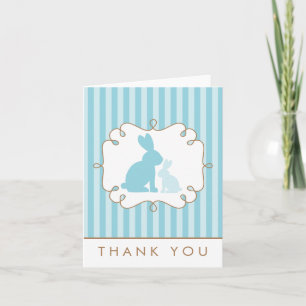 Sweet Rabbits Babydusche Vielen Dank Dankeskarte