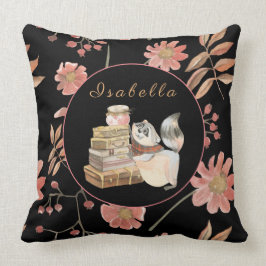 Sweet Raccoon Anpassen von Text, Farbe 20 "X20" Kissen