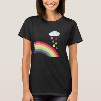 Sweet Rainbow & Cloud Maternity T - Shirt