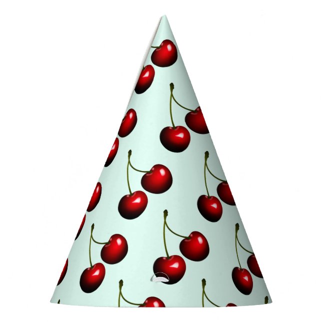 Sweet Red Cherries Partyhütchen (Links)