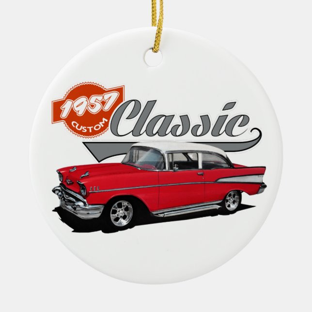 Sweet Red Classic Keramik Ornament (Vorne)