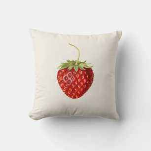 Sweet Red Strawberry (von Louis C.C. Krieger) Kissen