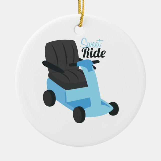 Sweet Ride Keramik Ornament (Vorne)