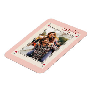 Sweet Romantic Retro Valentine's Gifts Foto Magnet