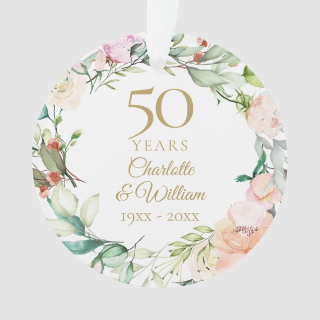 Sweet Rose Garland 50e anniversaire Photo (devant)