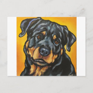 Sweet Rottweiler Postkarte
