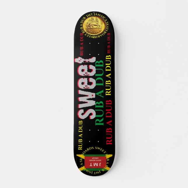 SWEET RUD A DUB  JMT 7 3/4" Skateboard Deck (Vorne)