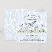 Sweet Safari Animals Boys Baby Dusche